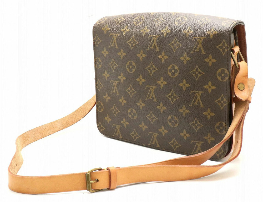 Louis Vuitton s Shoulder Bag Crossbody Monogram Cartouchiere Brown